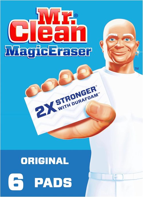 Mr. Clean Magic Eraser - Original Cleaning Pads for All-Purpose Use | White, 6 Count