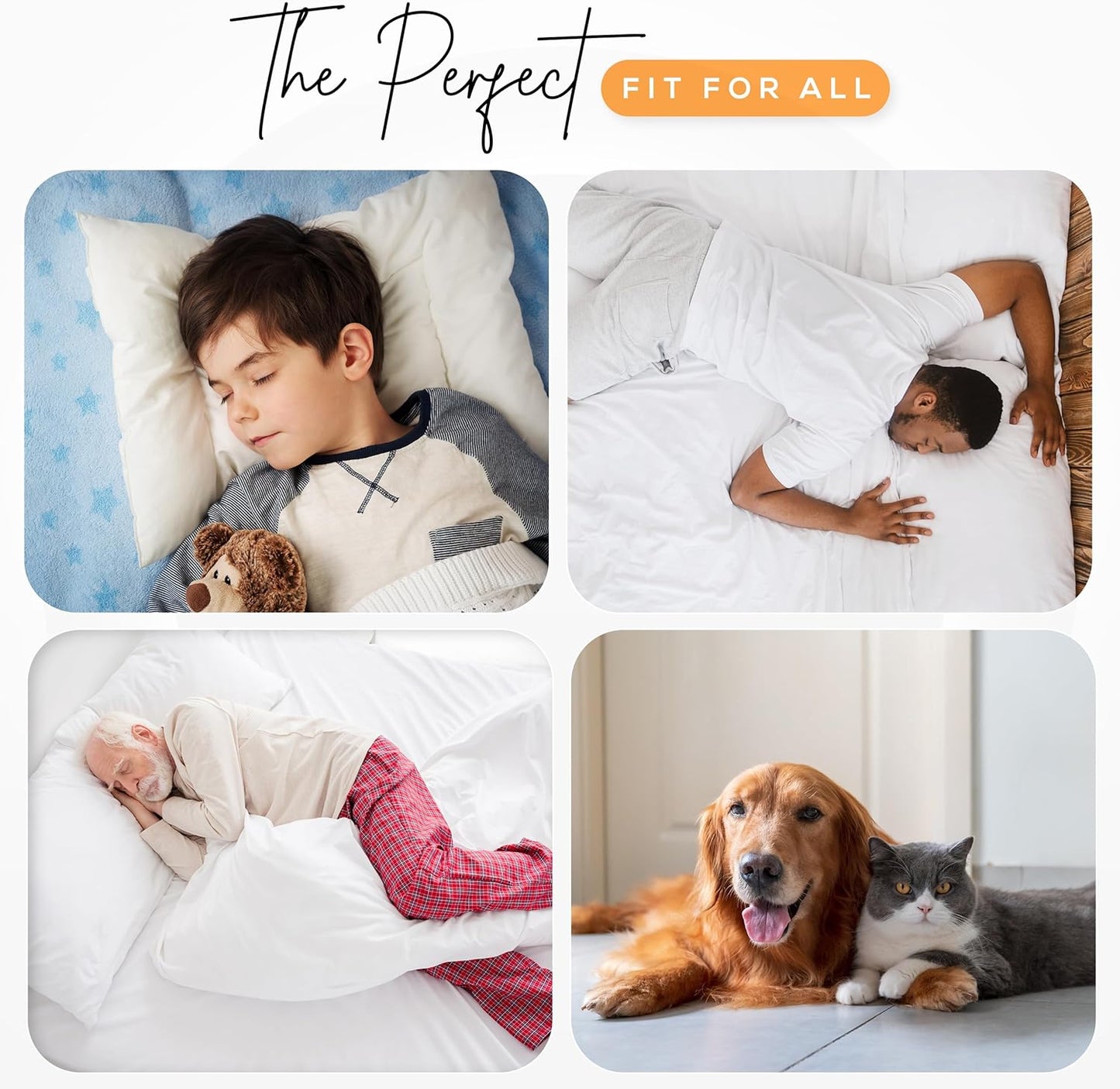 Utopia Bedding Washable Underpads - Waterproof Heavy Absorbency Bed Pads | 34" x 36" (Pack of 4) - Ideal for Adults, Kids, and Pets