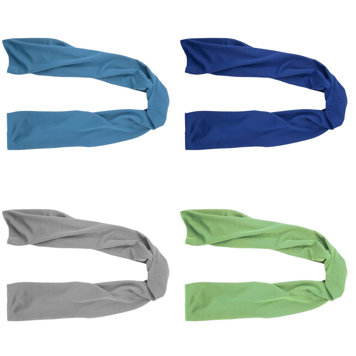 Cooling Towels (4 Pack) 40"x12" - Ice Towel for Neck & Face, Soft Microfiber Chilly Towel, Instant Cooling Relief for Sports, Gym, Yoga, Running, Golf, Camping & Outdoor Activities