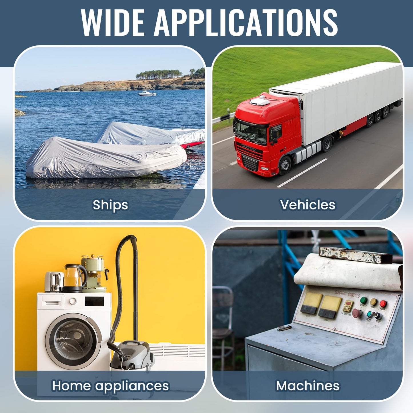 Geyoga 14' x 100' White Boat Shrink Film 7 Mil Thick Polyethylene Plastic Shrink Wrap for Use with Heat Gun Ldpe Marine Wrap Boat Film Plastic Sheeting for Protection and Storage