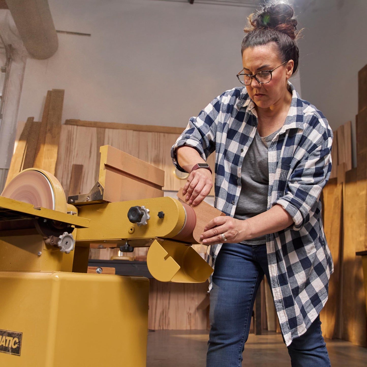 Powermatic 6" x 48" Belt & 12" Disc Sander, 2 HP, 230/460V 3Ph (31A)