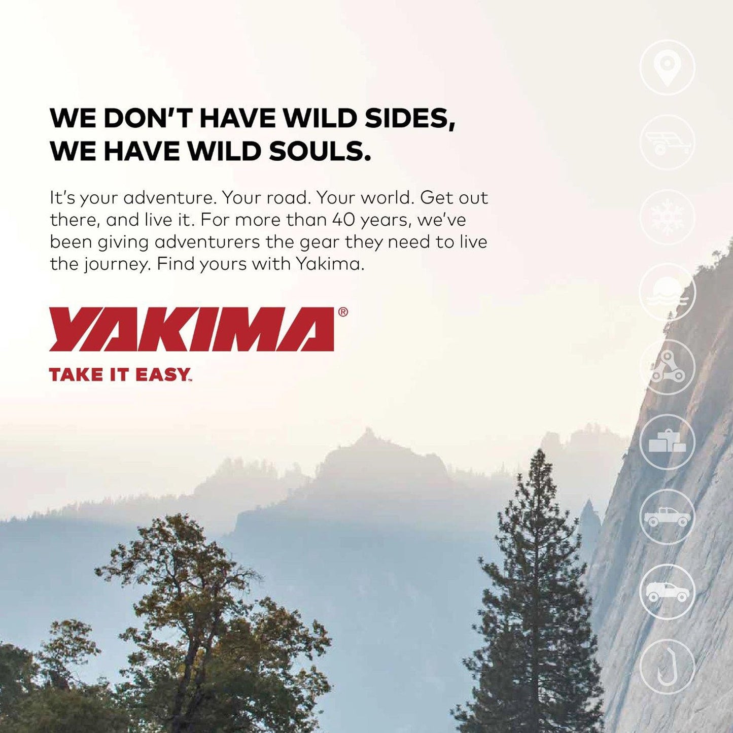 Yakima EXO SwingBase Hitch Rack Bundled with EXO GearLocker Rooftop Box, EXO TopShelf Hitch Base Rack Storage, and EXO GearWarrior Basket Mount, Black