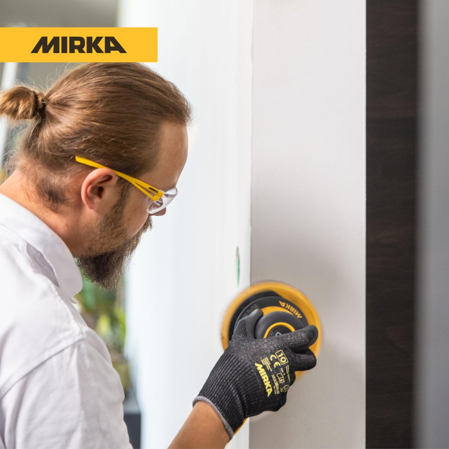 Mirka DEROS II 550X - 5" Hook & Loop, 5.0mm Random Orbital Sander - 110V Electric Power Tool for Woodworking, Drywall, Automotive Car & Wood Sanding - Professional Dust-Free Sander