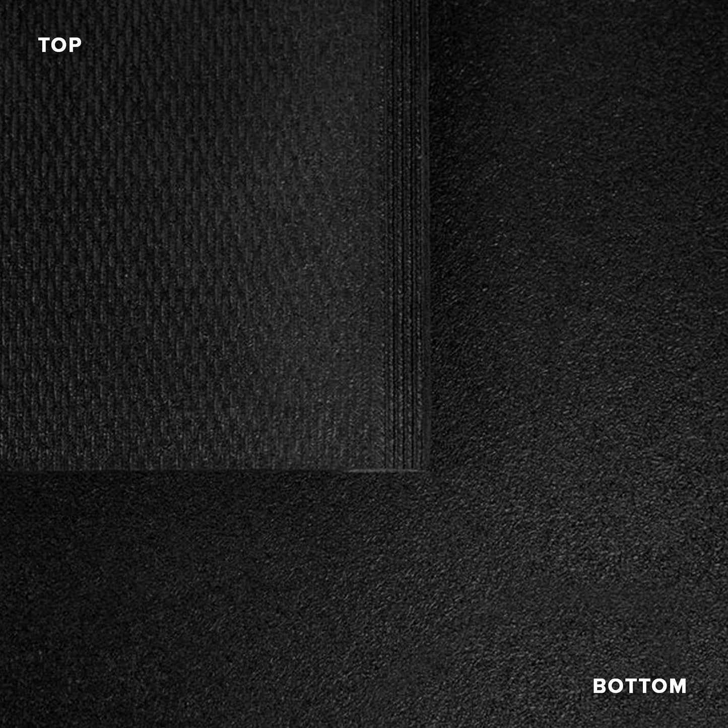 IncStores 1/2 Inch Thick Laundry Machine Anti Vibration Mat | Extra Thick Rubber Mat for Washer and Dryer Floor Protection Made from Non-Porous Recycled Material | 28" x 34", 1 Mat Black