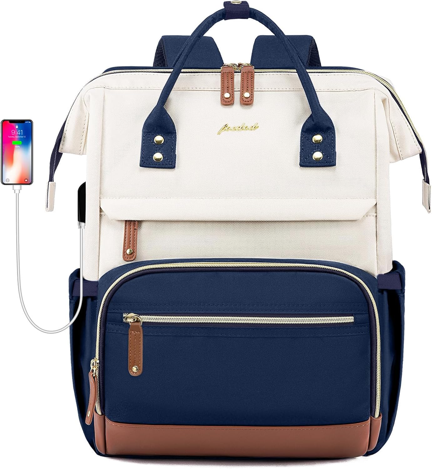 Backpack 15.6 Inch BackPacks Pack Daypack Focdod Laptop for Womem Work Bags: Travel Durable Back With USB Charging Port