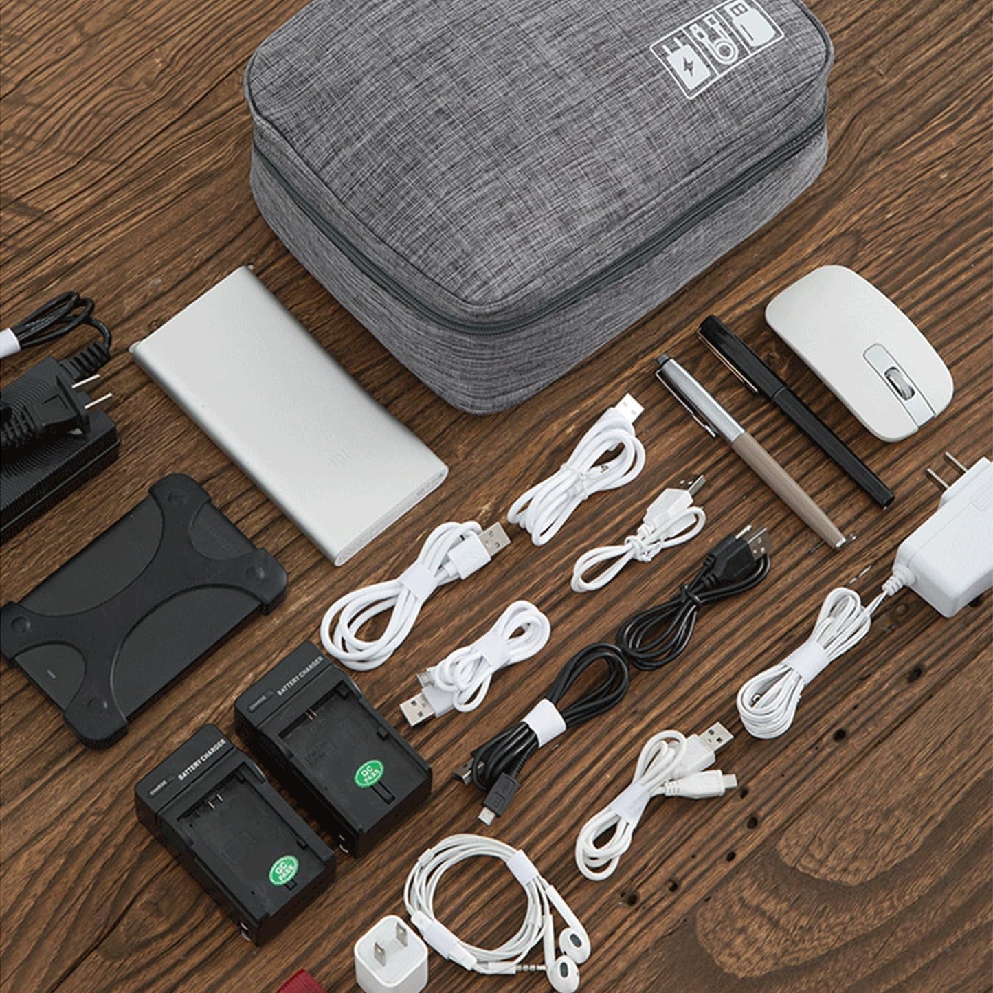 3.5x7 inches Compact Organizer Case for Small Electronics