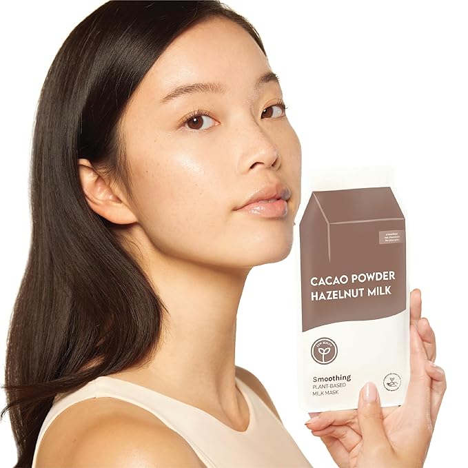 ESW Beauty Cacao Powder ??Smoothing Plant-Based Milk Face Mask ??Cacao & Hazelnut for Aging & Sensitive Skin ??Plumps, Softens & Promotes Youthful Complexion