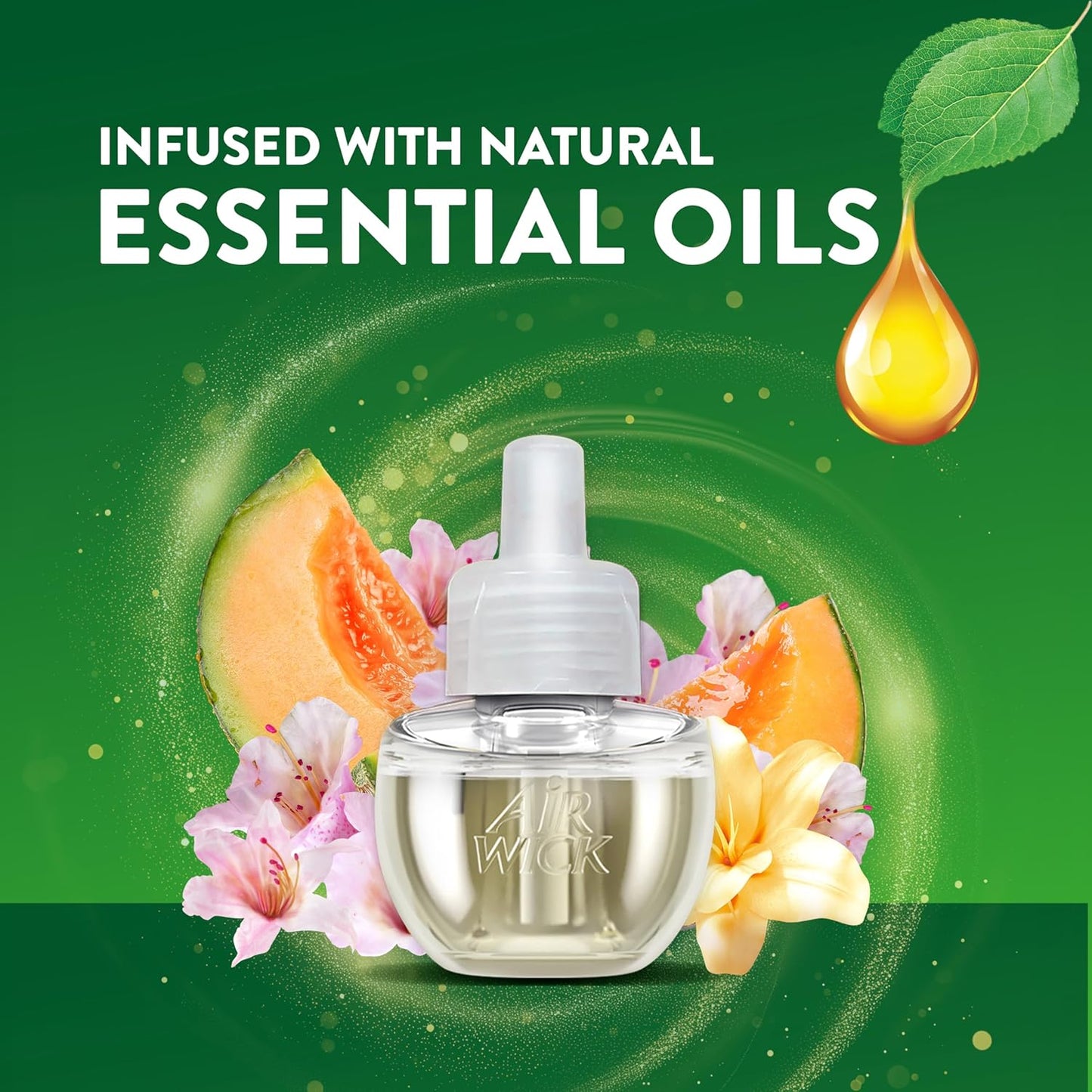 Air Wick Scented Oil Refill - Summer Delights | 10ct Eco-Friendly Air Freshener