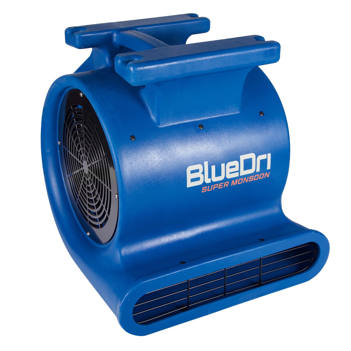 BlueDri Super Monsoon 1 HP, 4050 CFM Air Mover Blower Fan for Water Damage Restoration Carpet Dryer Floor Home and Plumbing Use, Blue, BD-SMNSN