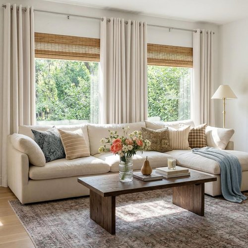 100% Blackout Shield Blackout Curtains - Thermal Insulated Room Darkening Drapes, Beige, 50" W x 84" L, 2 Panels