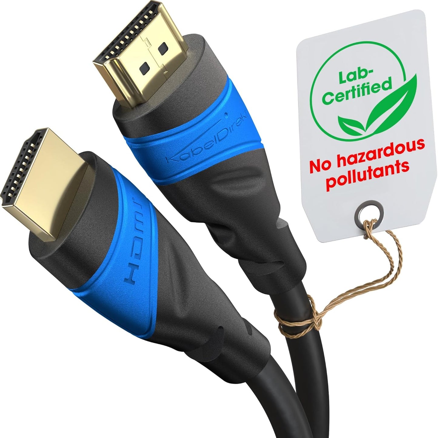 4K 41ft (20ft75ft) 4K@60Hz, PS5, KabelDirekt HDMI Cable & Longer HDMI Cables German-Engineered HDMI Cord Supports UHD