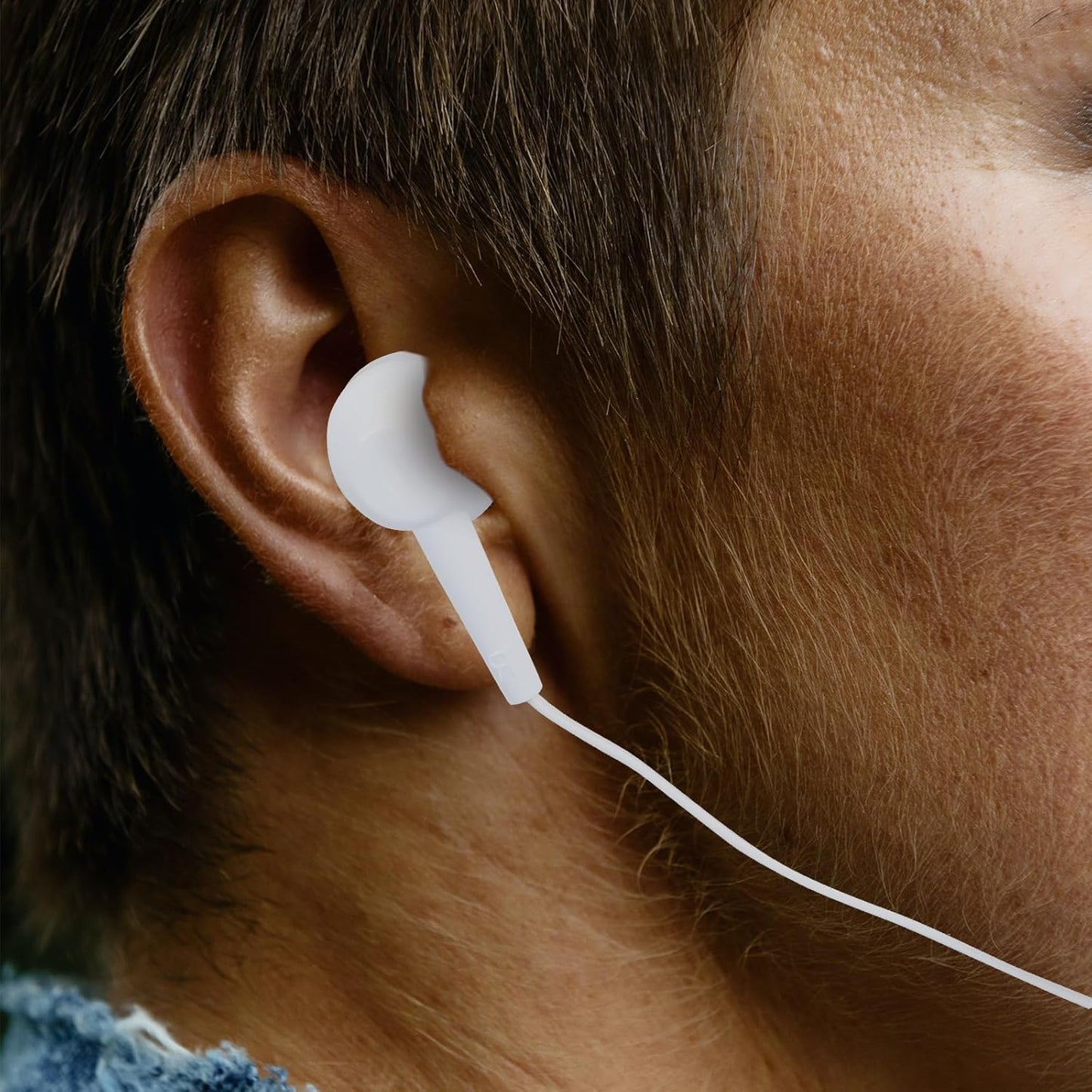 Mp3 3.5mm UKCOCO Earbuds for Player Wrap Around Earphones Ear Buds Wired Wrap Around Earbuds Retractable Earphone