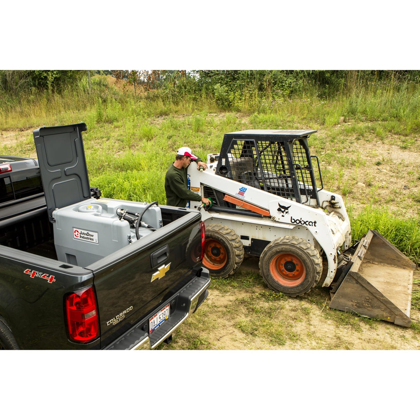 JohnDow Industries, 58 Gallon Diesel Transfer Tank, Capacity 58 Gal, Shape Rectangle, Model# JDI-AFT58