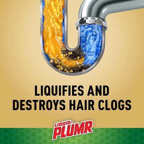 Liquid-Plumr Hair Eliminator Gel - Pro-Strength Clog Remover & Drain Opener | 16 fl. oz. Bottle