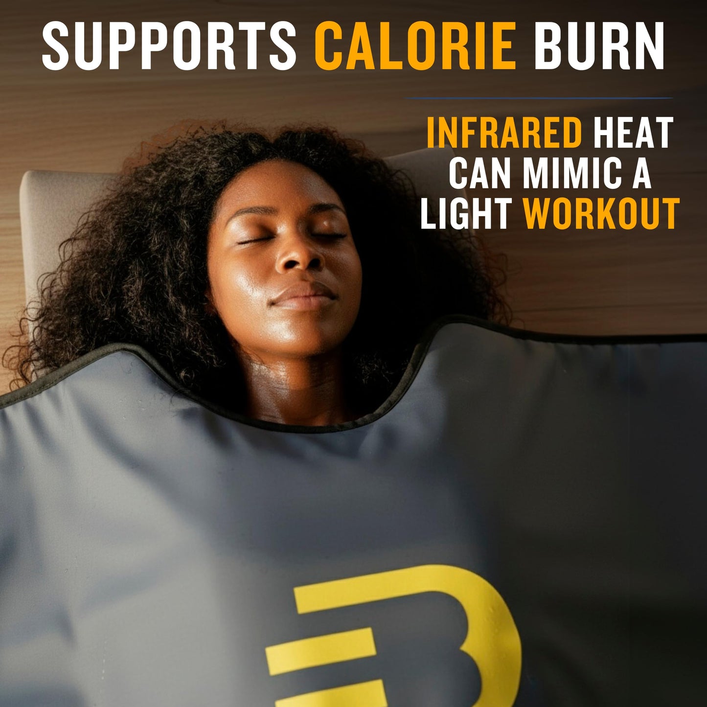 DIVEBLAST Near Zero EMF Far Infrared Sauna Blanket for Home — 71”x 35.6” Portable Infrared Sauna Bag for Weight Loss and Detox — Detoxify, Cleanse and Burn Up to 600 Calories per Session — Dark Blue