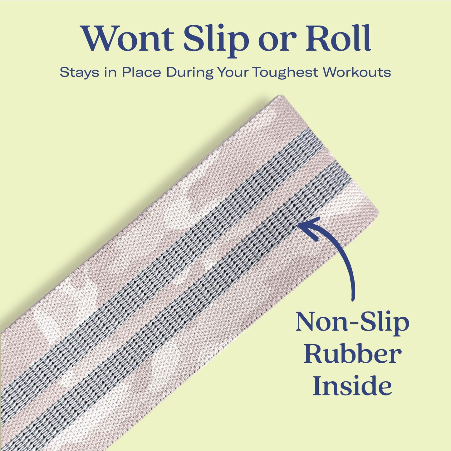 ALTA Booty Bands for Women - Premium Non-Slip Fabric Resistance Bands for Working Out - Cloth Resistance for Legs, Fabric Exercise Leg Straps for Working Out Women, Looped Hip Loop Set