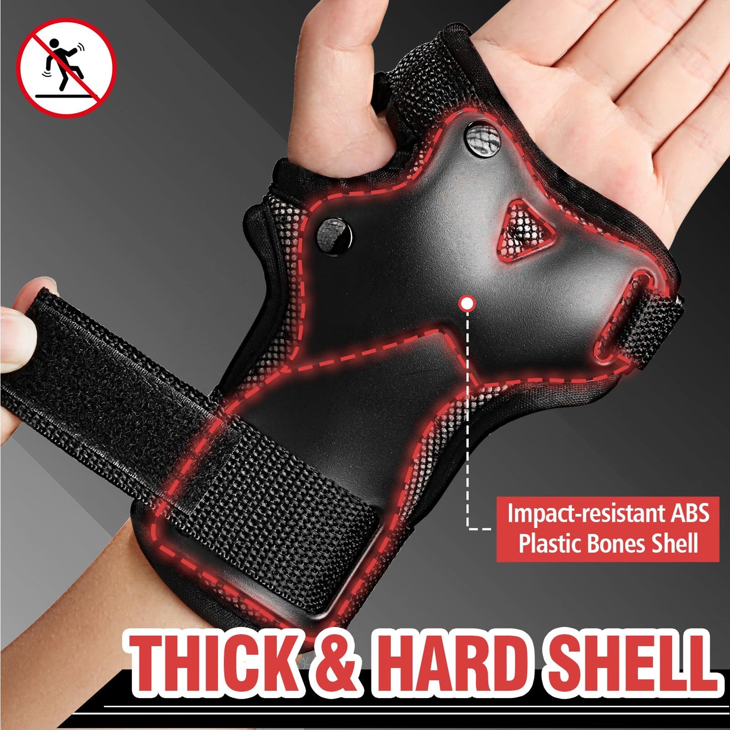 Wrist Guard Protective Gear Wrist Brace Impact Sport Wrist Support for Skating Skateboard Snowboarding Skiing Motocross