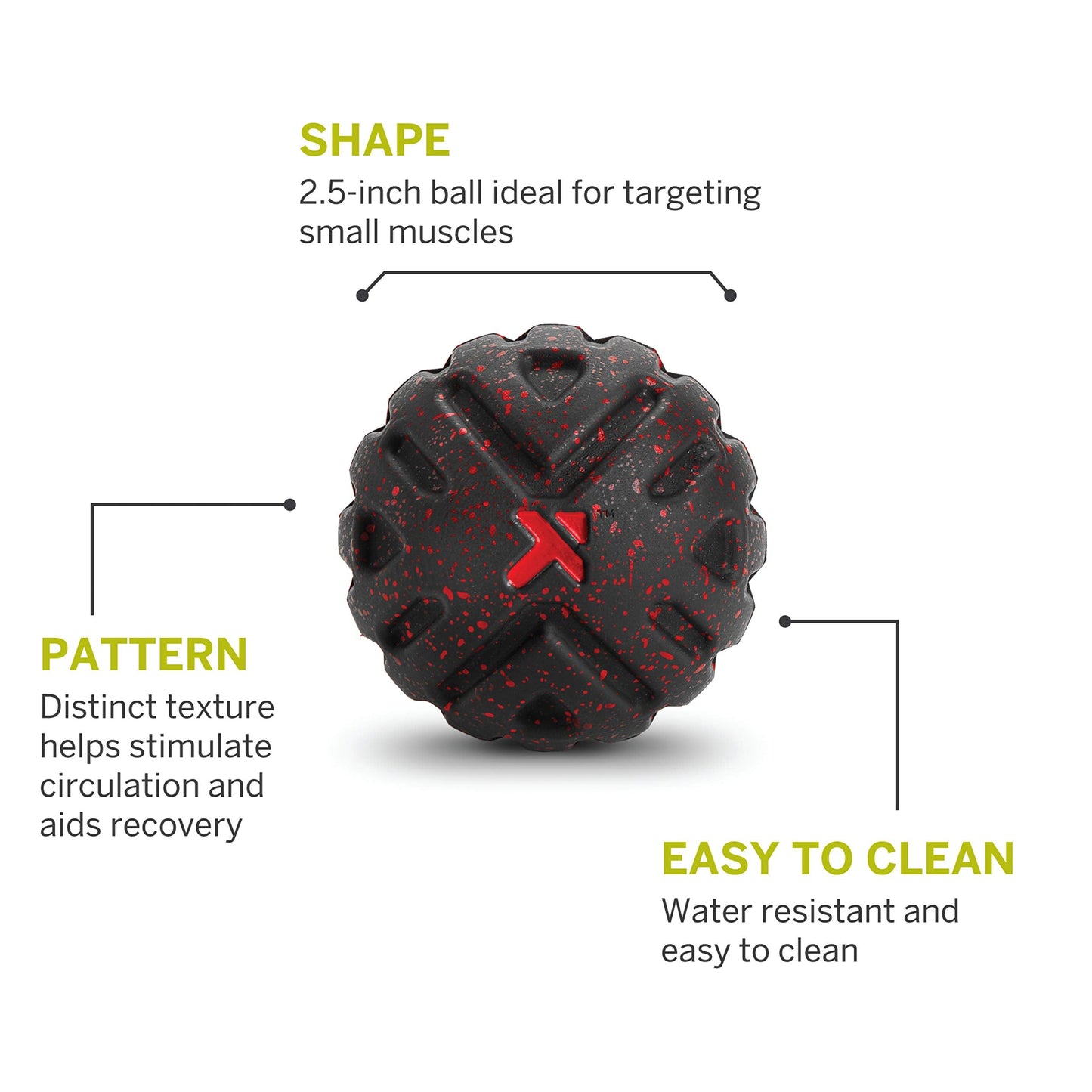TriggerPoint Performance Therapy Trigger Point MB Deep Tissue 2.5-Inch Textured Massage Ball