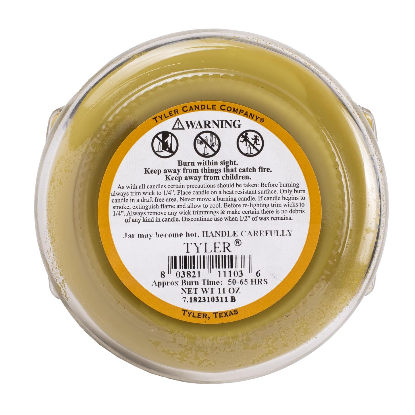 Tyler Candle - Tyler 2 Wick Candle,Green,11 Oz.