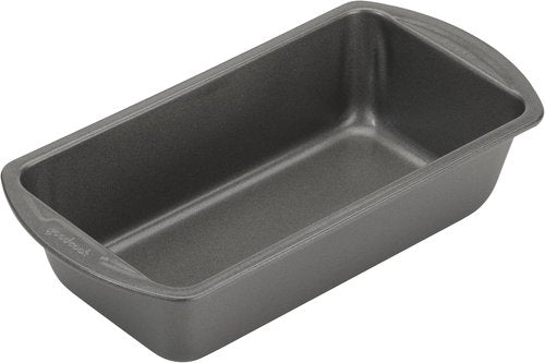 GoodCook Nonstick Loaf Pan - Heavy-Duty Steel Bakeware with Easy-Clean Coating | 8 x 4-Inch, Gray