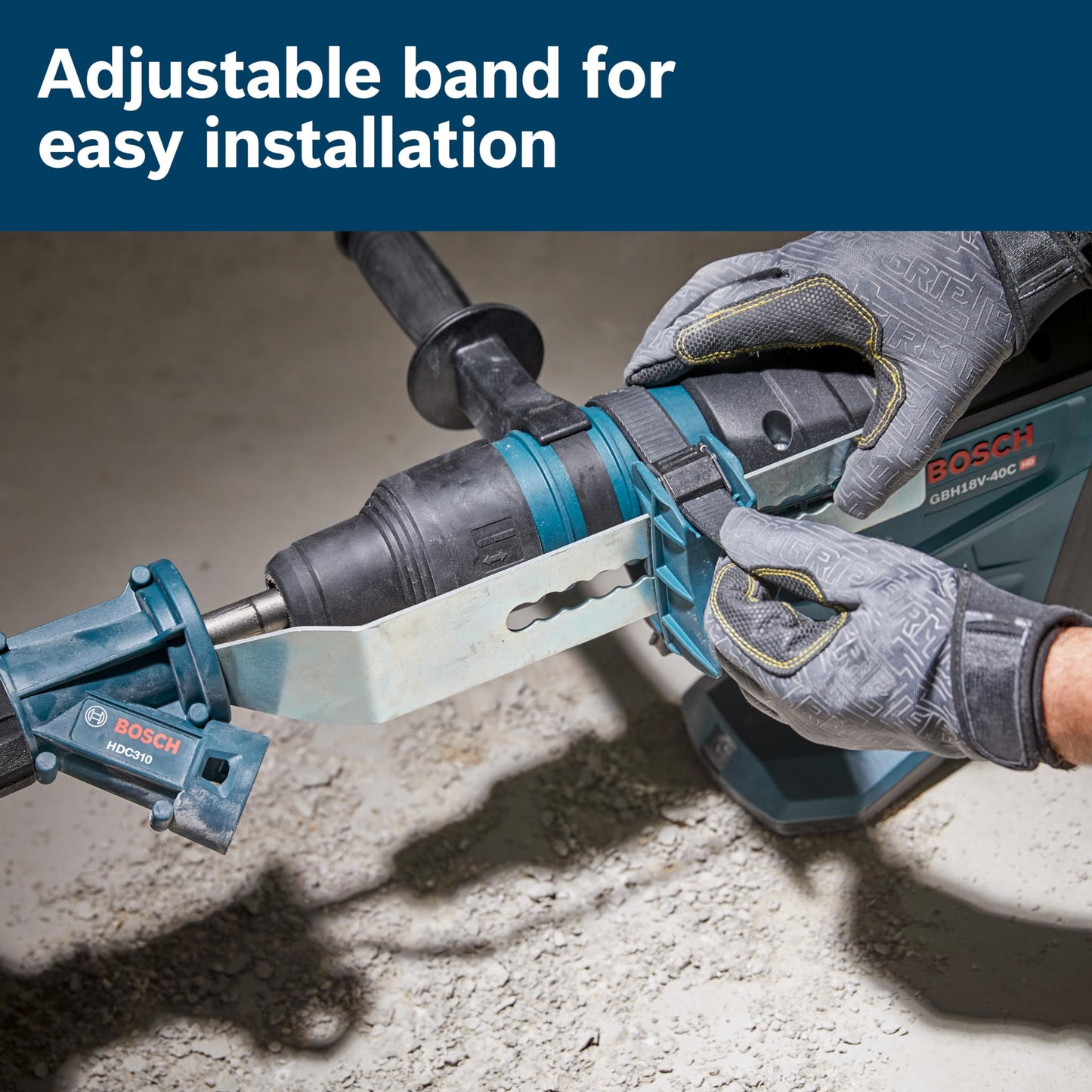 Bosch HDC310 SDS-max® and Spline Dust-Collection Attachment