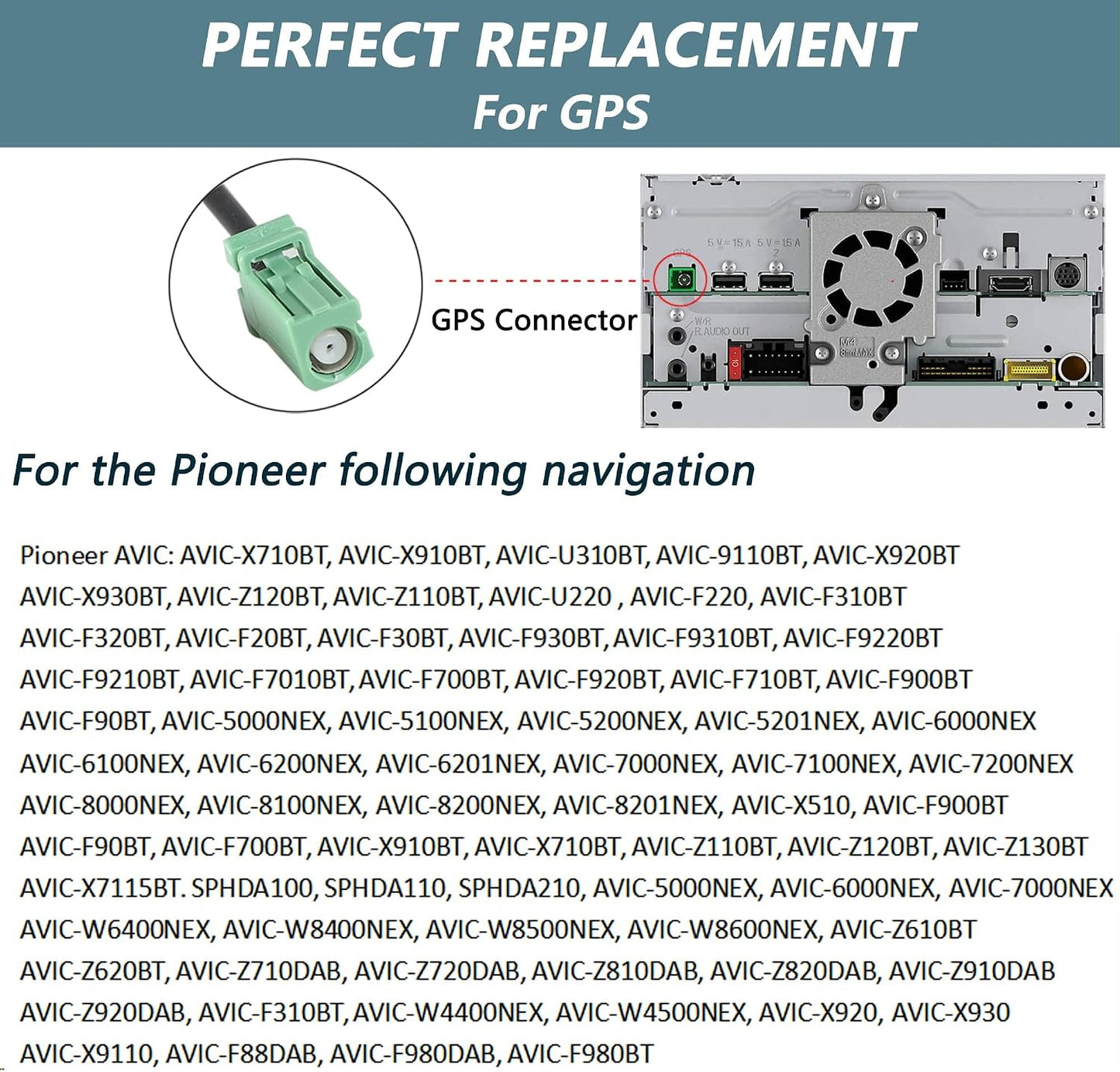 Anina 2012-2021 Car Factory Satellite Radio XM Antenna GPS Antenna Adapters Connector Cable for Toyota to Aftermarket