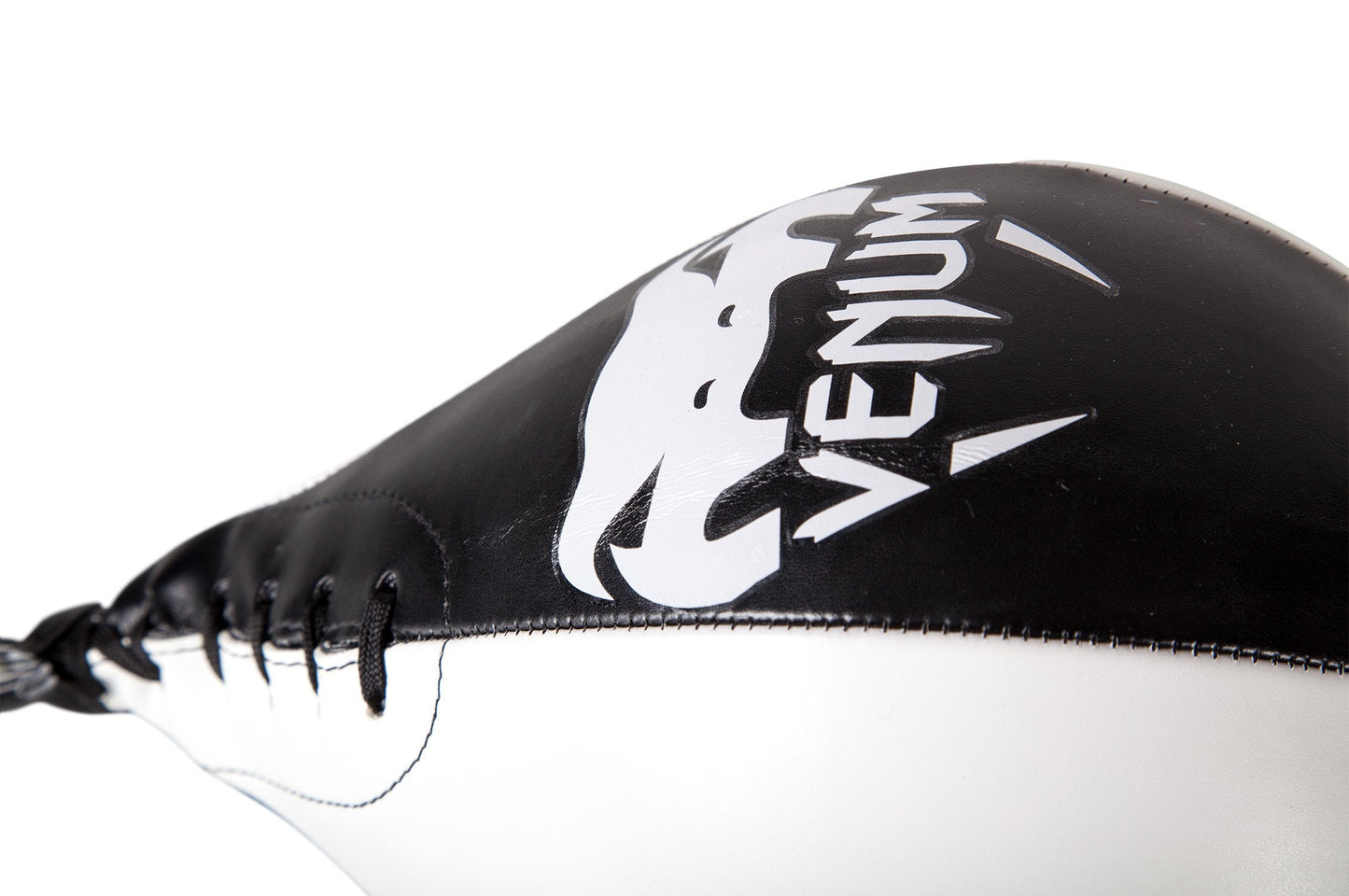 Venum Skintex Leather Speed Bag, Black/Ice, Medium