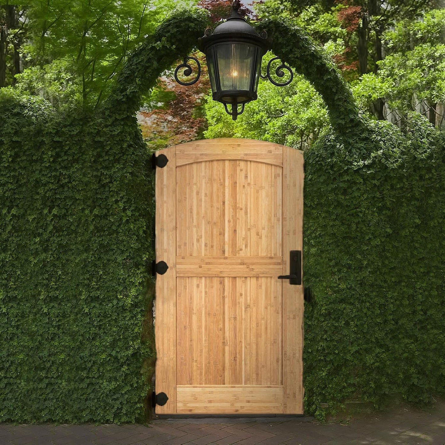 The Montevideo Deluxe, Unfinished, Bamboo Fence Gate (38")