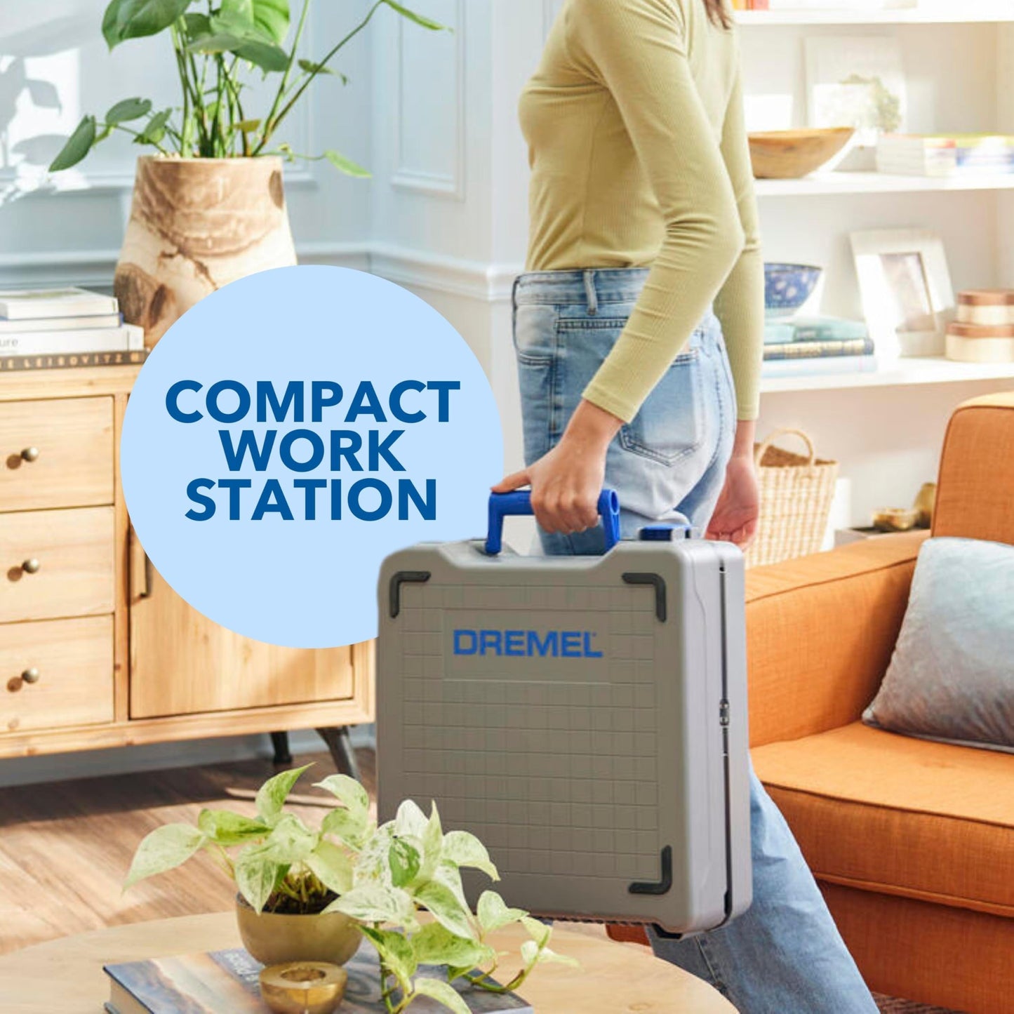 Dremel Blueprint Portable Saw Station with 12V Brushless Compact Circular Saw and Multi-Purpose Cutting Case (CS12V-S1C)