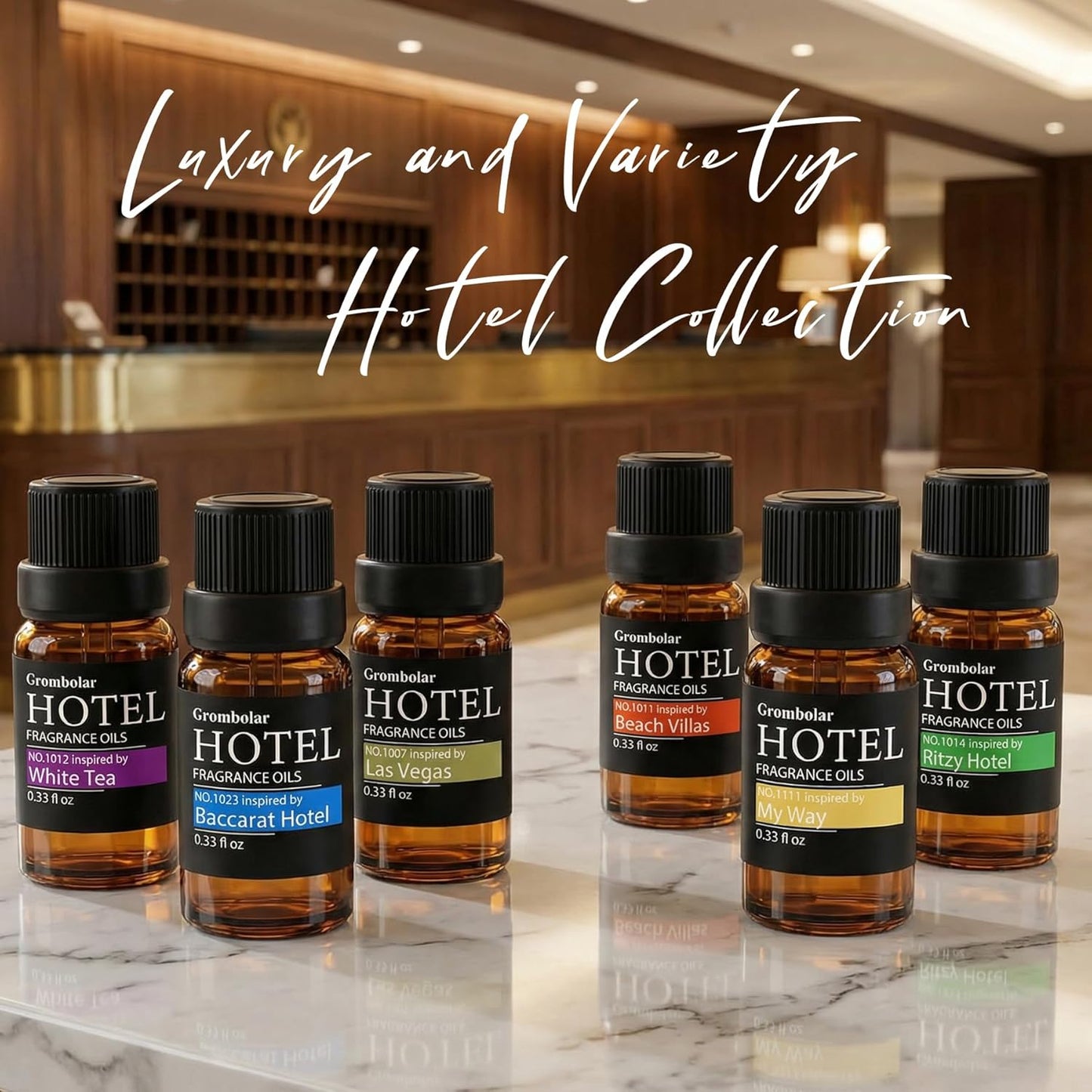 Skiennix Essential Oils Set | Hotel Collection Diffuser Oils - Premium Fragrance for Home Care