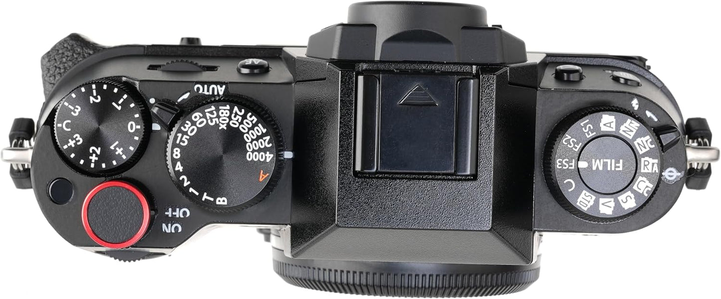 FocusFoto 2-Pack X-M5 X-T50 X100VI X-T5 X-T4 X-T3 X-T30 X-E3, M10 M9 M8 M7 Camera Shutter Button PU Leather Soft