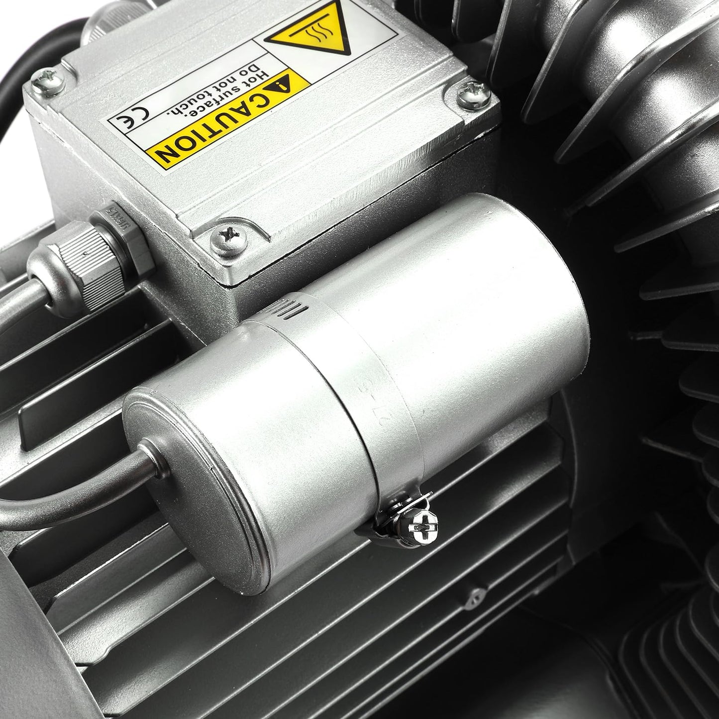 HLBTK 2LG5107AA21 2LG510-7AA21 2HP Regenerative Blower 110-120V 150 CFM 1.75 kW Vacuum Pump Fits for Industrial Air Blowing, Aeration, Vacuum Systems