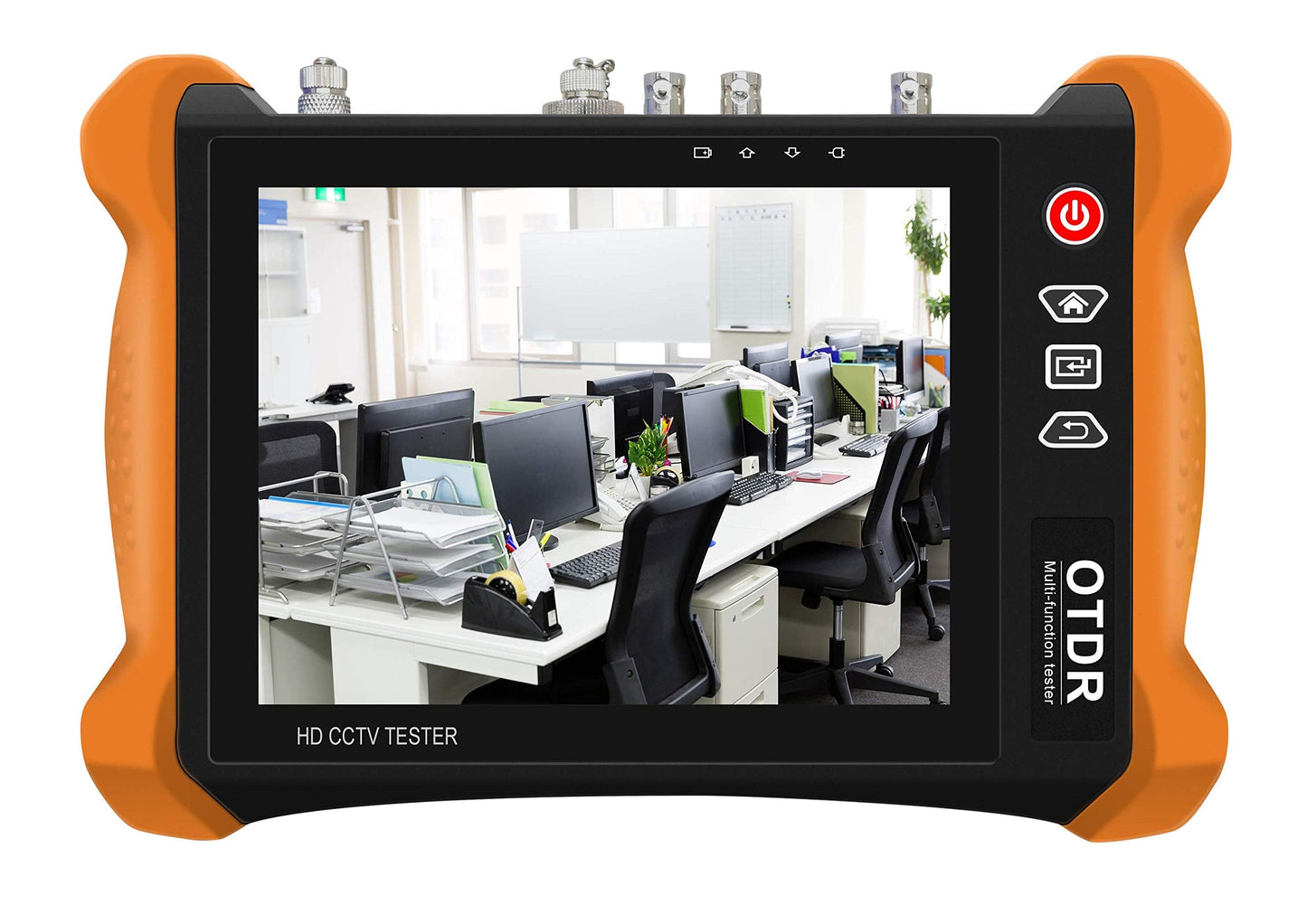 EVERSECU Dual wavelength 1310/1550 Fiber Cable OTDR Tester, 4K IP Camera & CCTV Tester with 8" Retina Touch Screen,Visual Fault Locator, TDR Test, POE Out, WiFi Test, PTZ Control