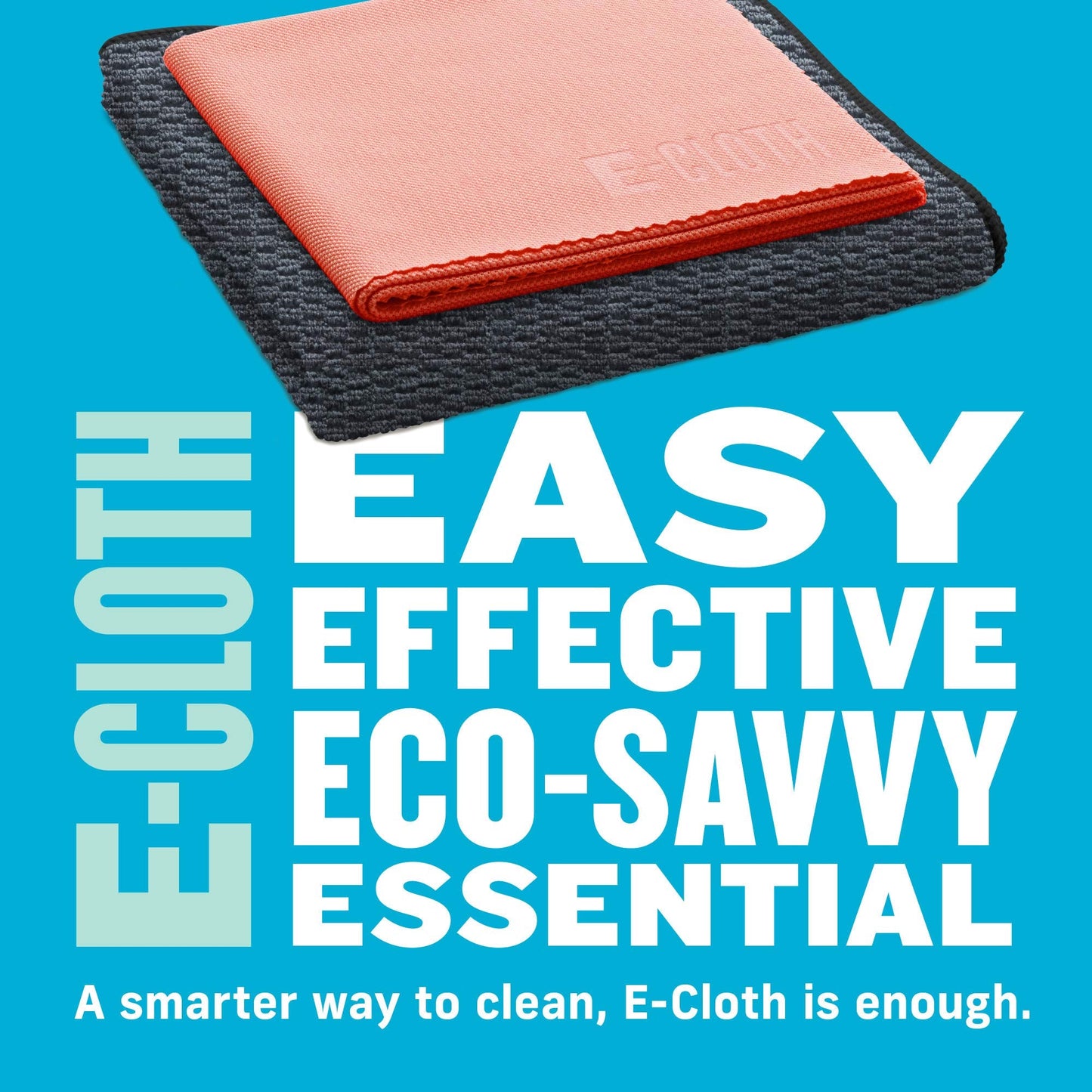 E-Cloth Granite & Stone Cleaning Kit, Premium Microfiber Cleaning Cloth, Ideal Cleaner and Polish for Granite, Marble and Other Stone Countertops, 100 Wash Guarantee, 2 Cloth Set