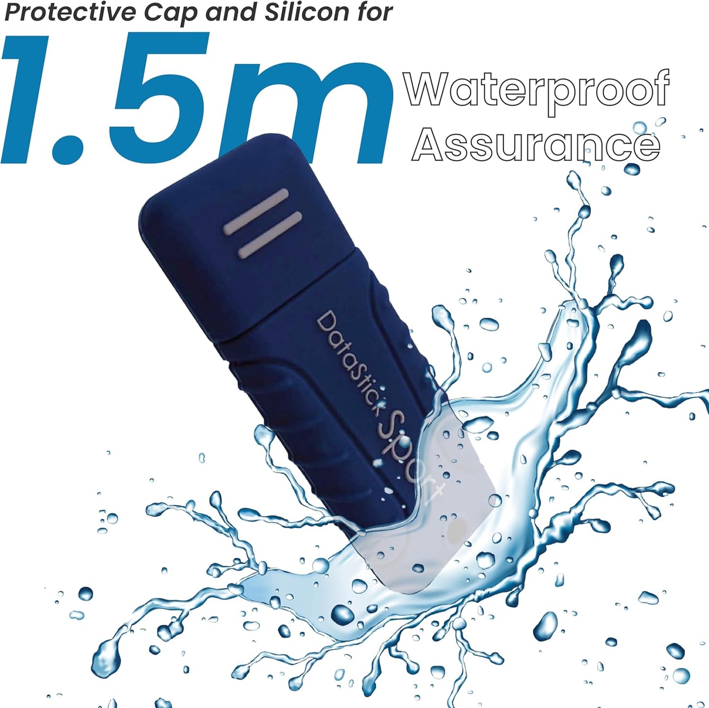Centon 3.0 8 Pack 5 Electronics MP Essentials DataStick Sport USB Flash Drive, Waterproof USB Drive, Shock-Resistant