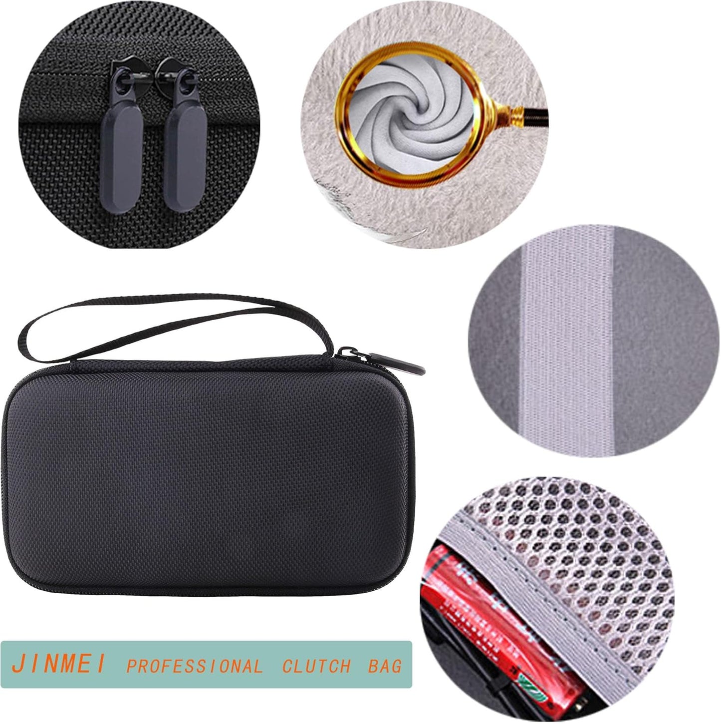 JINMEI R4/R5 2/R6 gen3/ M21 /JM21 MP3 Hard EVA Carrying Storage Case Compatible with HiBy Gen FiiO Portable Music