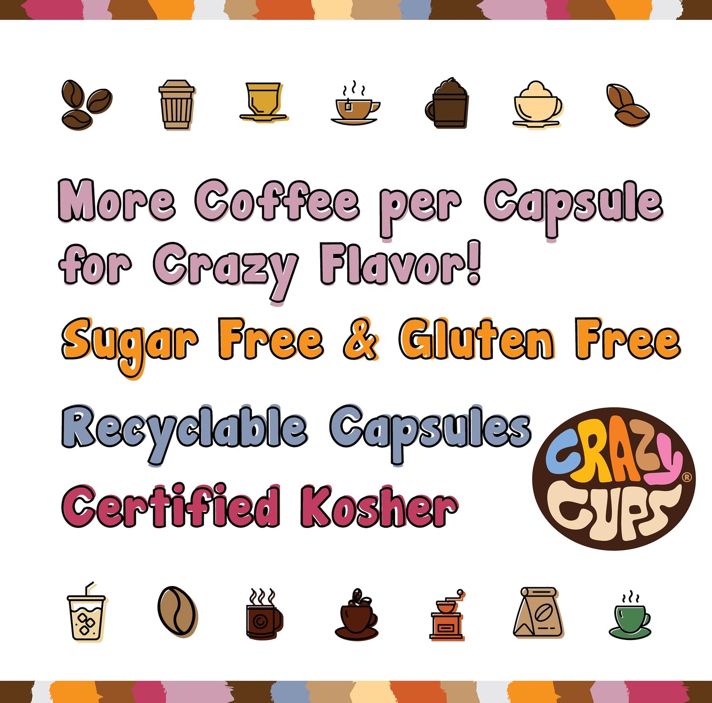 Crazy Cups Spiced Gingerbread DECAF 22ct