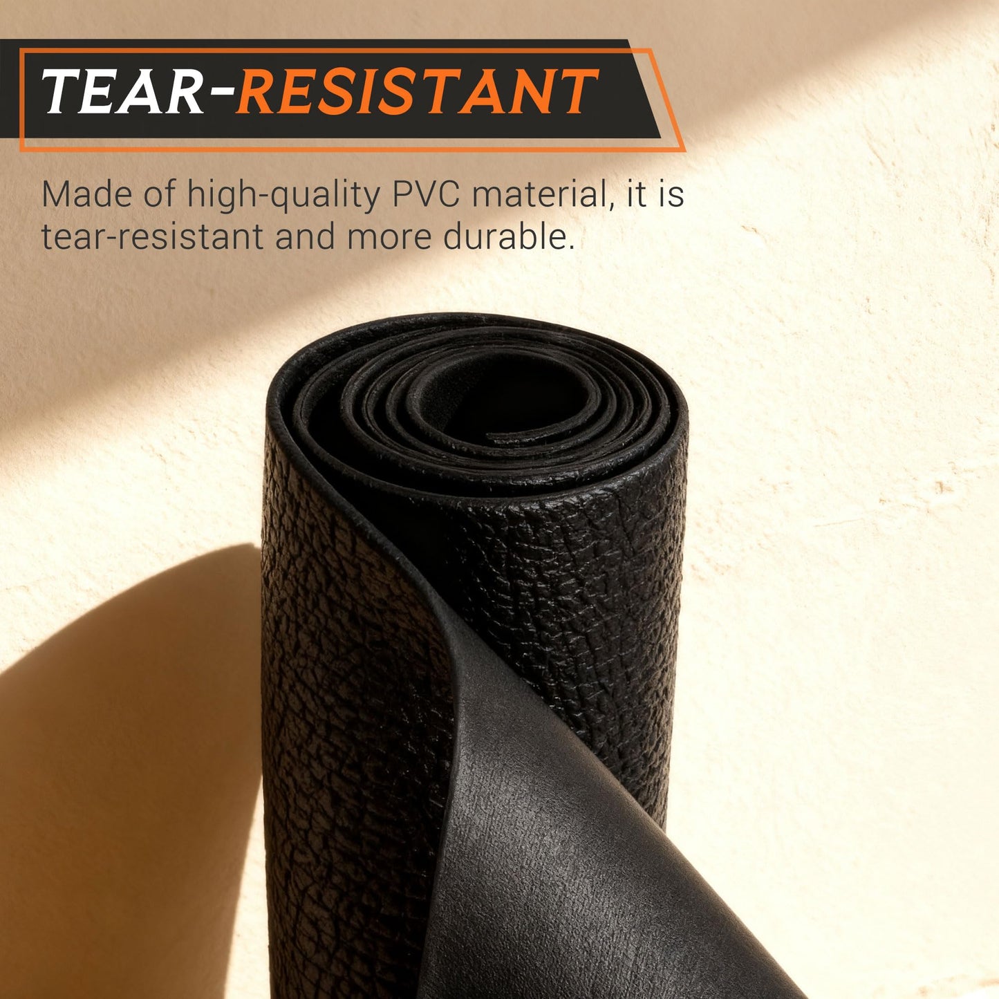 ZENY Large Exercise Equipment Mat 96"x38" - Heavy Duty Floor Protection for Treadmill, Bike & Elliptical, 6mm Thick Non-Slip Shock Absorbing Gym Mat