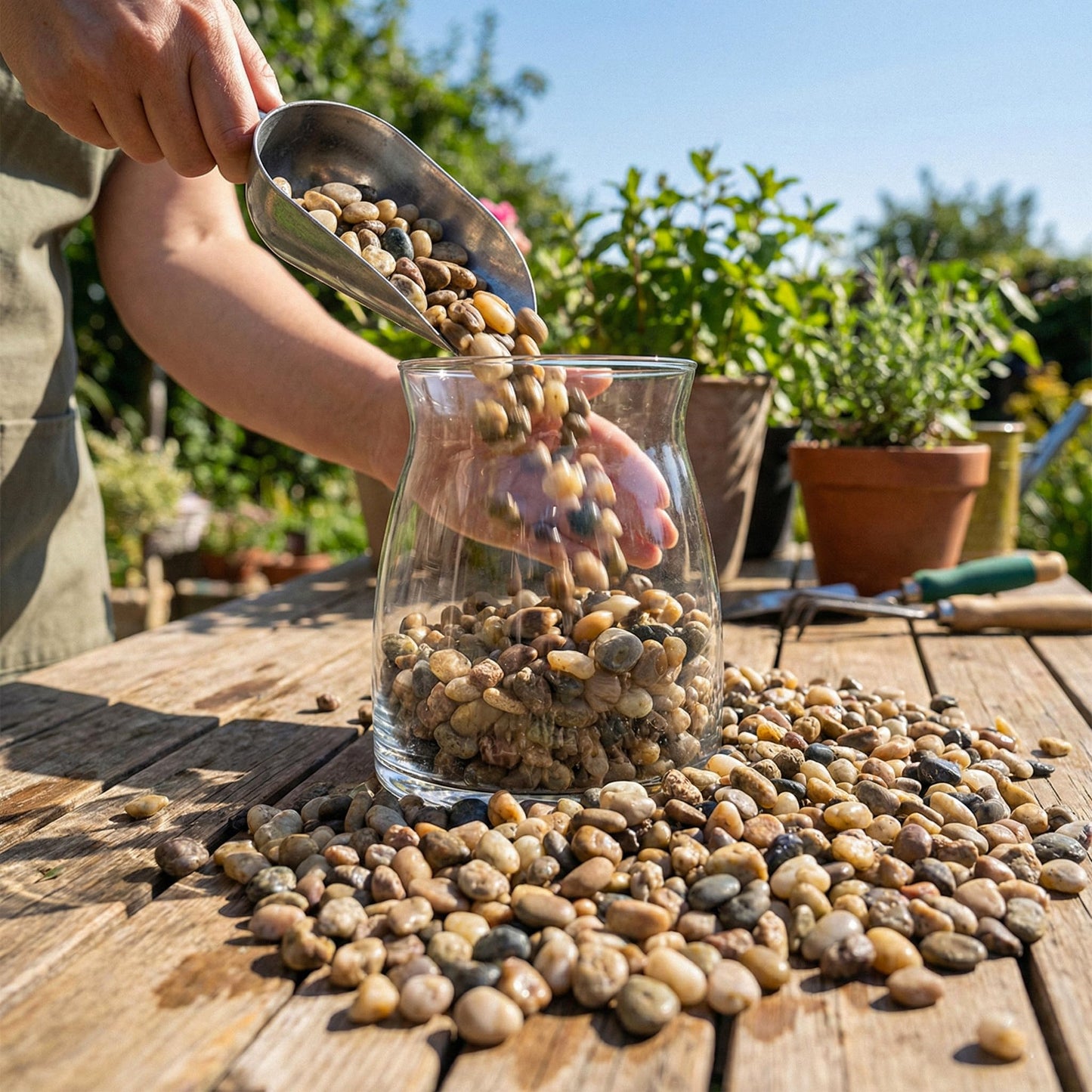River Rocks Decorative Ornamental Vase Filler 0.5" - 0.75" Natural Aquarium Gravel 30 lbs - Landscaping Pebbles for Indoor Plants, Succulents,Terrarium & Home Decor, DIY & Crafting – Royal Imports