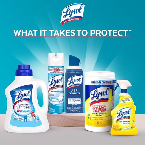 Lysol All-Purpose Cleaner Spray - Multi-Purpose Disinfectant for Kitchen & Bathroom | Coconut & Sea Minerals, 32 Fl Oz