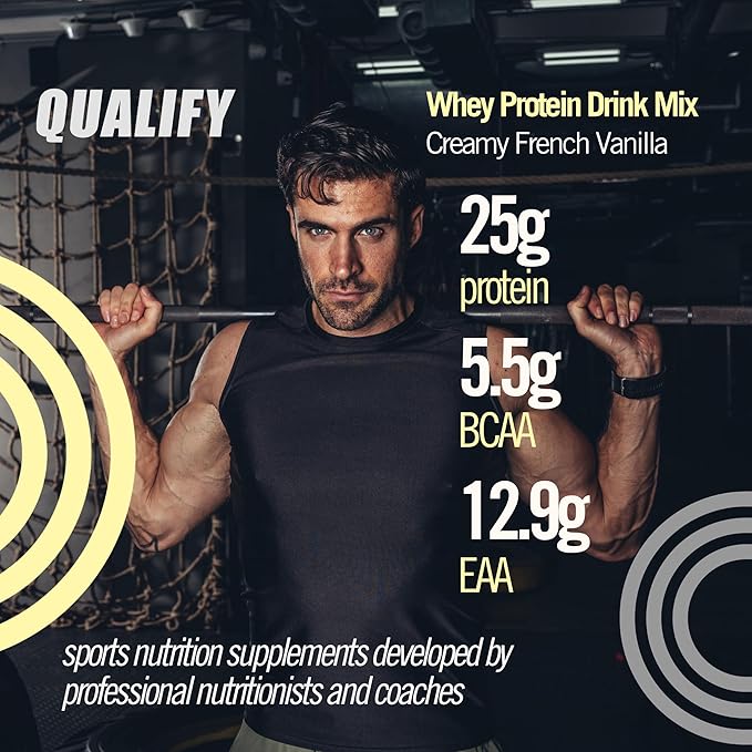 French Vanilla Whey Protein Powder. 25g Protein, 5.5g BCAA, Cholov Yisroel Kosher, Gluten-Free, Sugar-Free, Keto-Friendly, Smooth Mixing Post-Workout Protein Shake Powder, 26.4oz (23 Servings)