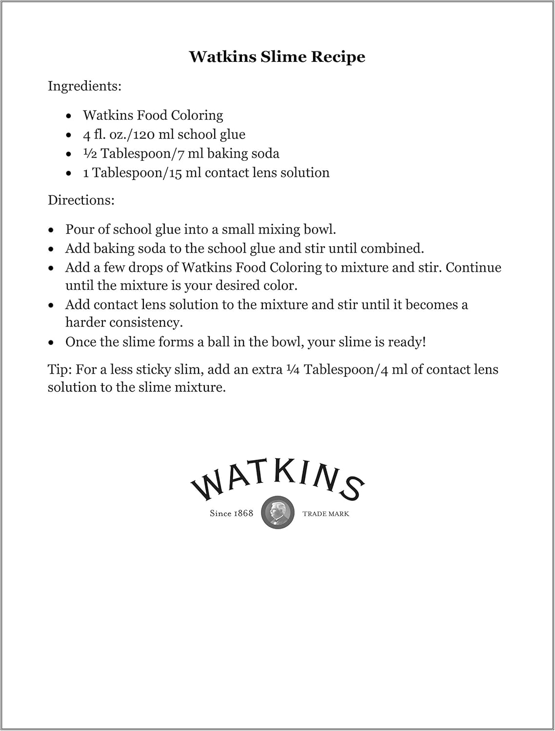 Watkins Food Coloring Set - Assorted Red, Yellow, Green & Blue - 0.3 oz Bottles, 4 Count (Pack of 2)