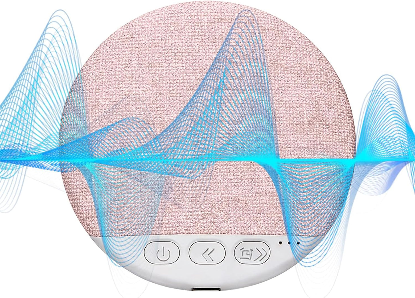 Generic 9.6x9.6x1.1cm Pillow Speakers for Sleeping,Wireless Headphones with Timer,Bone Conduction Under Pillow Speaker