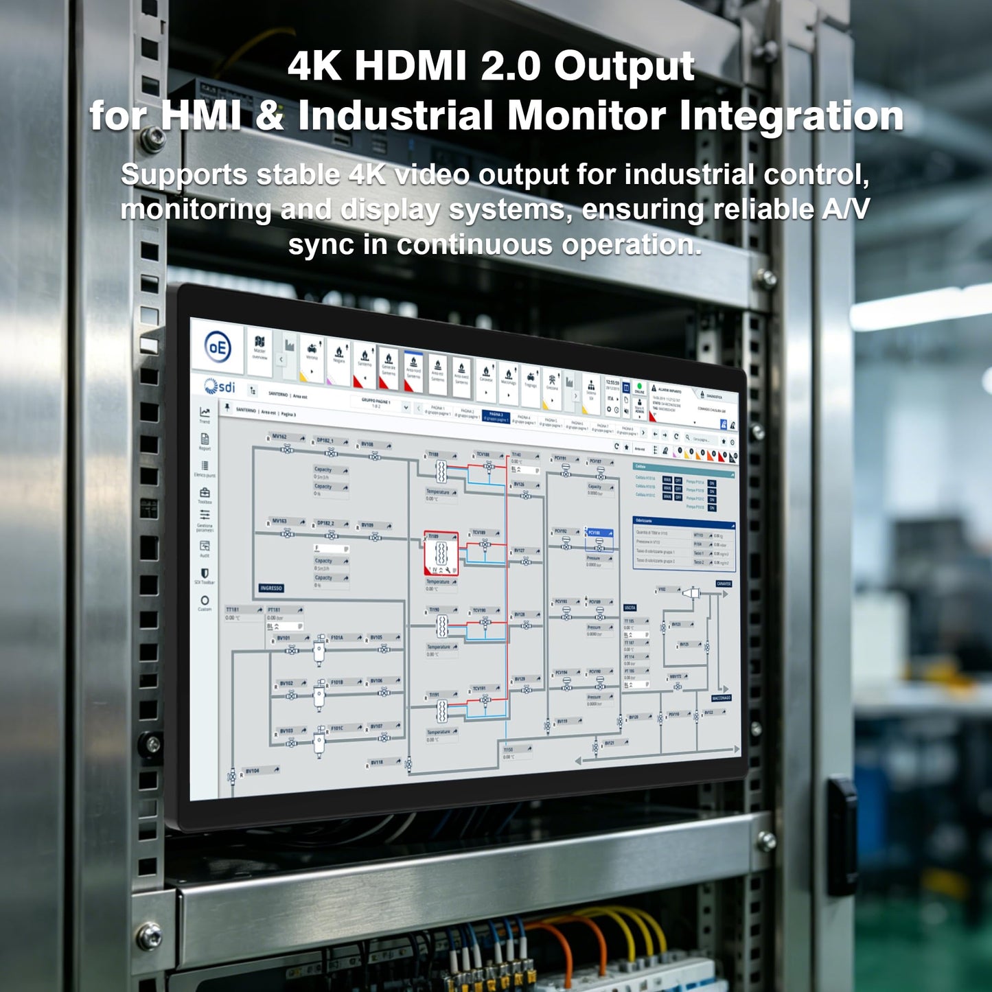 15.6" All-in-One Industrial Panel PC, Android 12 Fanless Tablet RK3399 4GB RAM/64GB ROM, Rugged Embedded Touchscreen Computer 1920 * 1080 IPS，WiFi 5 Bluetooth 4.2 for Automation/Kiosk/Bar/Warehouse