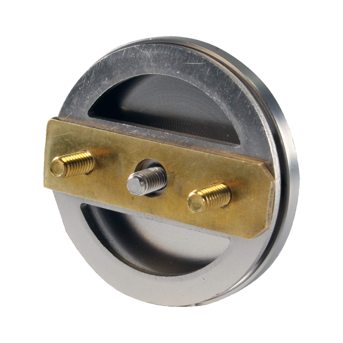 Westbrass 493144HRHBJ-07 Semi-Exposed Tip-Toe Bath Waste & Overflow Assembly with OverflowElbow Ball Joint, Illusionary Faceplate and Sch. 40 ABS Fittings, Satin Nickel