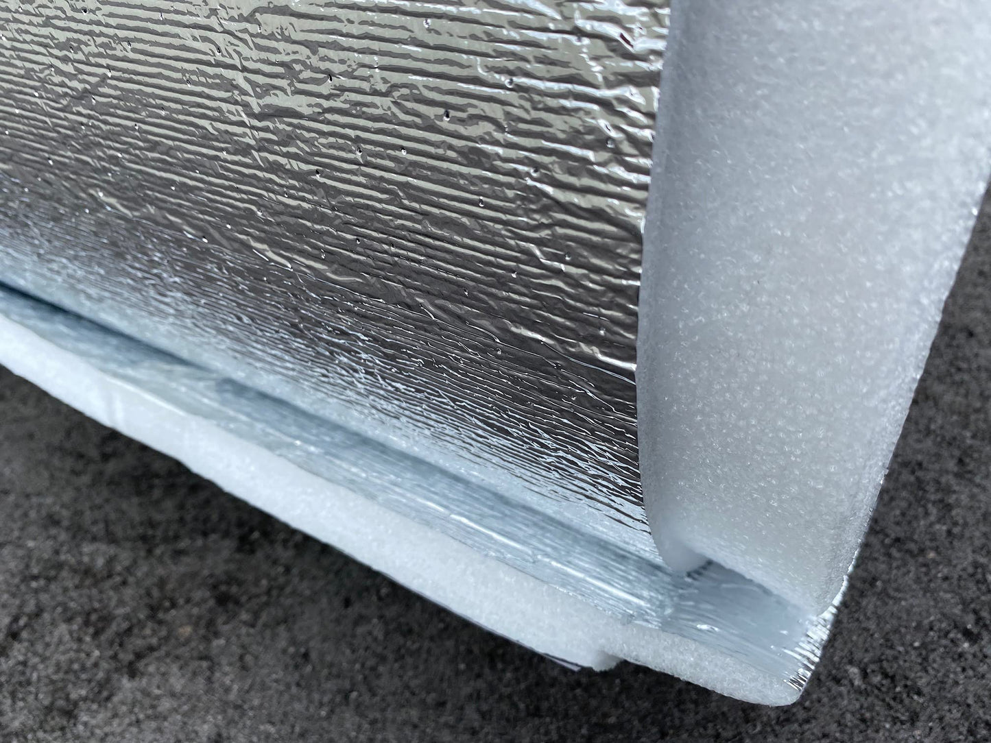 SmartSHIELD -20mm 48" X25ft Reflective Insulation Roll, Foam Core Radiant Barrier, Thermal Foil Insulation Panel - 0.8 Inch Thickness, R-23