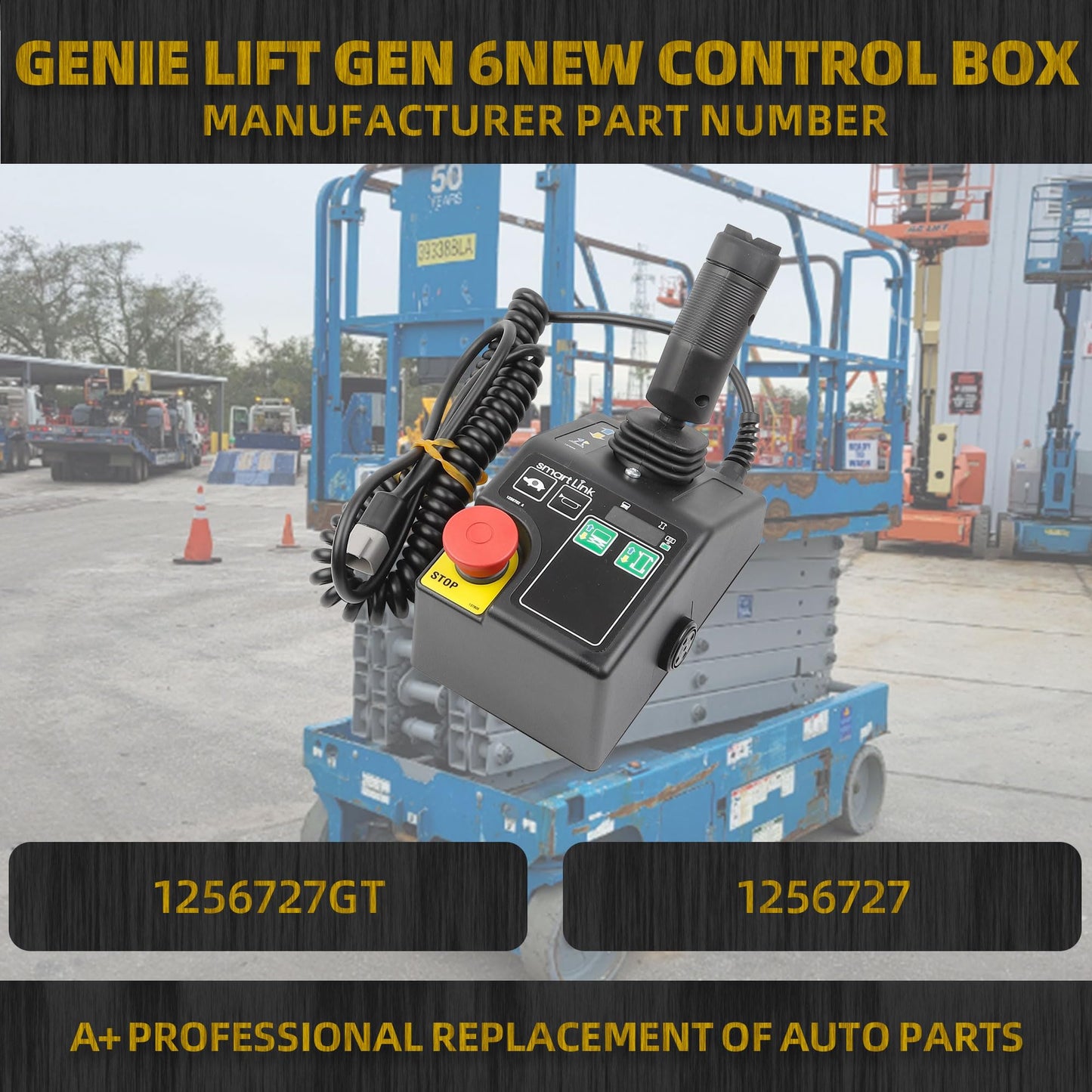 Dasbecan Upgraded 1256727 1256727GT Control Box Compatible with GS-1930 GS-1932 GS-2032 GS-2046 GS-2632 GS-2646 GS-3246 GR-6 GR-15 GR-20 GRC-12 Genie Lift Gen 6