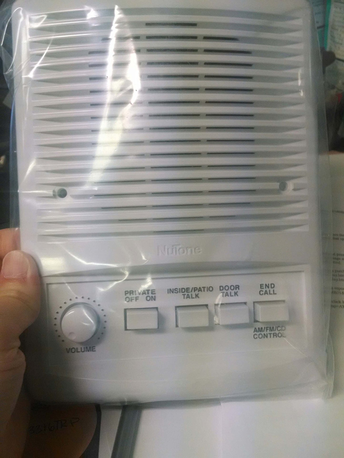Nutone ISA-445WH Indoor Intercom Speaker for IMA-4406 and IM-4406 - White