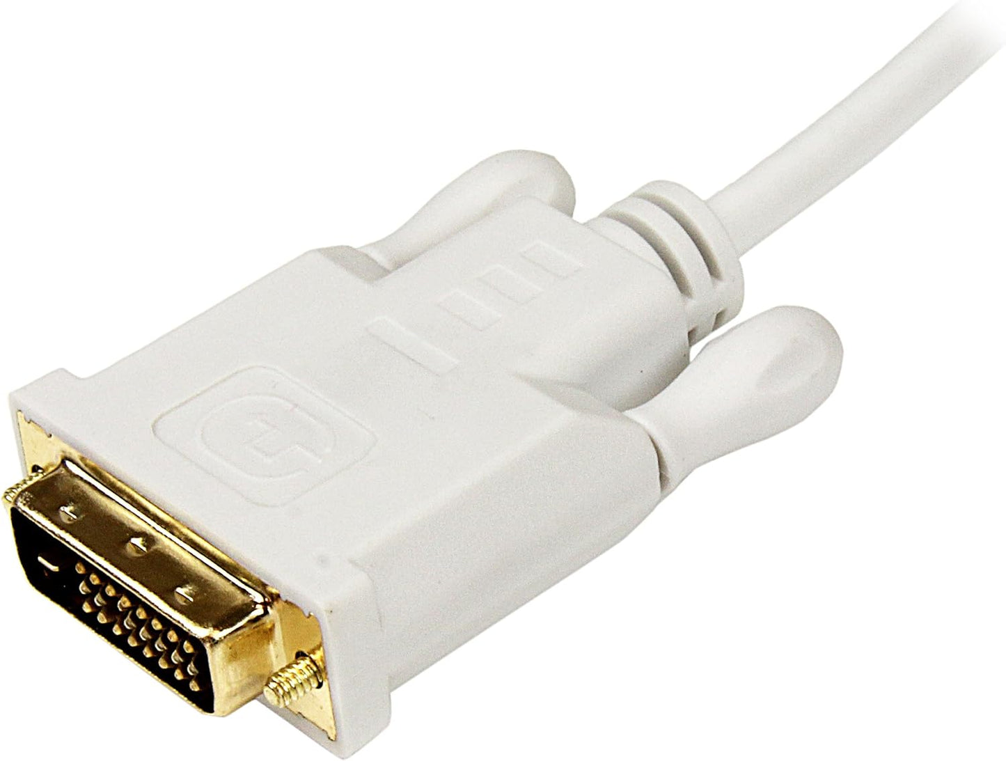 10ft 1920x1200 (MDP2DVIMM10W) StarTech.com Mini DisplayPort to DVI Adapter Cable - Mini DP to DVI Video Converter - MDP