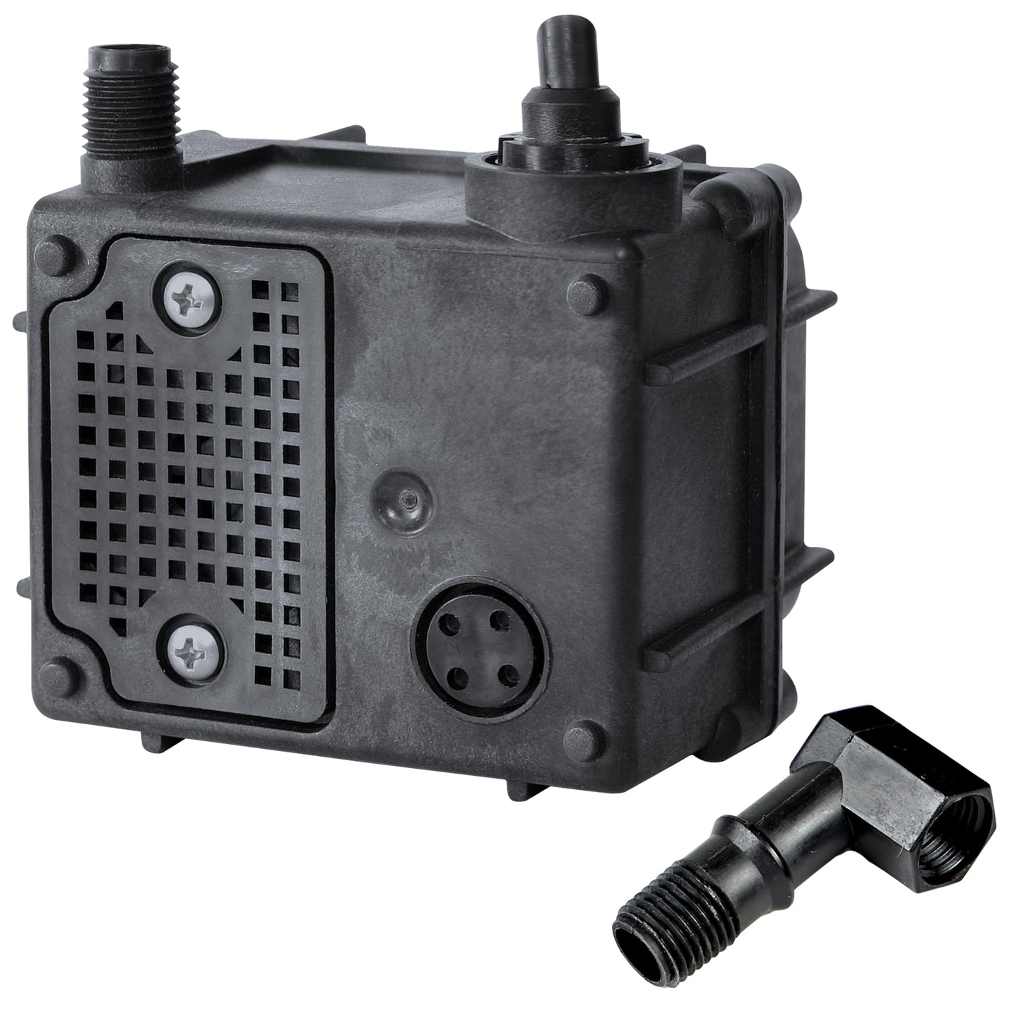 Little Giant P-AAA 1/160 HP, 230-Volt, 120 GPH Manual Small Submersible Oil-Filled Fountain/Recirculating Pump with 12-Ft. Lead Wires - No Plug, Black, 523112